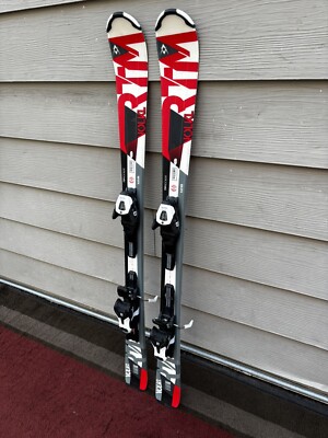 Volkl RTM 7.4 Short 128cm Skis w/ Lithium 10 Bindings - PERFECT