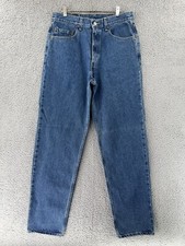 Jeans Vintage Y2k Levis Uomo 34x34 (32x34 Effettivo) Relaxed Fit Gamba Dritta LEGGI