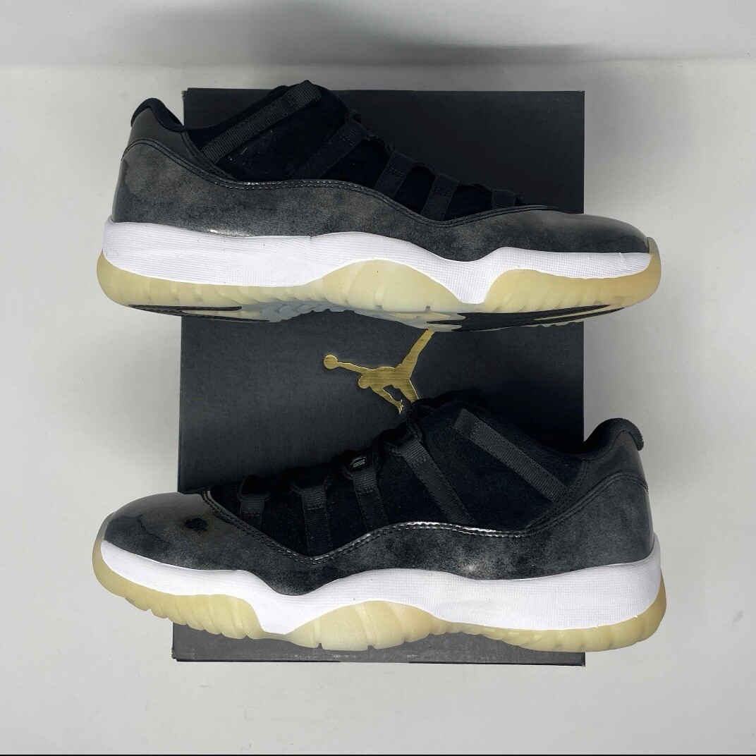 AIR JORDAN 11 RETRO LOWジョーダンUS10.528.5cm Size 10 - Nike Air Jordan 11 Retro Low Barons OG 528895-010