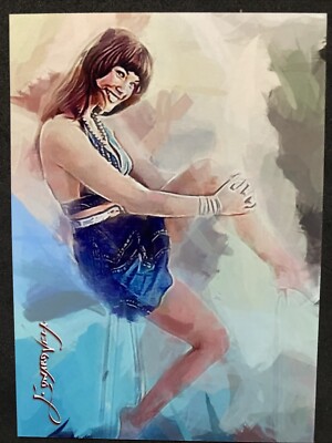 Barbi Benton #22 Art Card Limited  Numbered xx/50 Edward Vela Signed 2021.