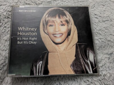WHITNEY HOUSTON It's Not Right But It's Ok 3 Track CD Part 1 Mixes [1999)VG Disc