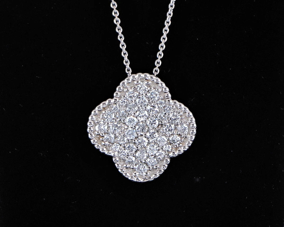Quatrefoil necklace best sale