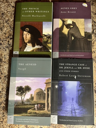 5 Book Lot Barnes And Noble Classics Machiavelli Aeneid Stevenson Paperback - Picture 2 of 4