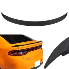Rear Black Down-Force Trunk Spoiler Wing Lip For 2013-17 Dodge Dart 2.4L