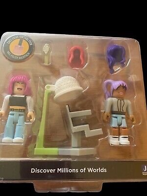 ROBLOX Celebrity Action Figure WOLFPAQ BROOKHAVEN HAIR & NAILS