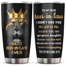 20oz Son-in-Law Insulated Tumbler - Perfect Gift for Thanksgiving & Birthdays
