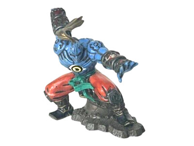 Bandai 2003 Jagun Fighters Rikio Action Figure Condition: Used Color: Blue RARE