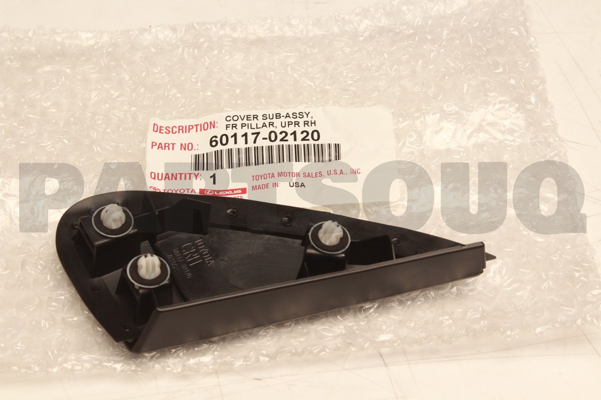 すう 6011702120 Genuine Toyota COVER SUB-ASSY, FR 60117-02120 | eBay
