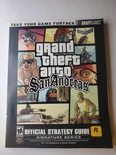 Grand Theft Auto GTA San Andreas BOfficial Strategy Guide Playstation 2 Rockstar