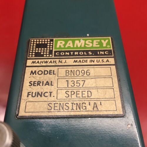 Ramsey Control BN096 Sensore di velocità - Foto 2 di 2