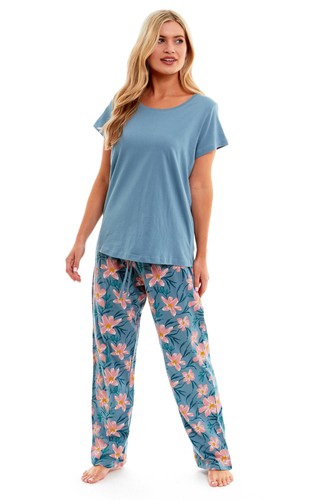 Ladies Pyjamas Set Nightwear Pjs Soft Loungewear Cotton short Sleeve Size 8-22 - Picture 37 of 71
