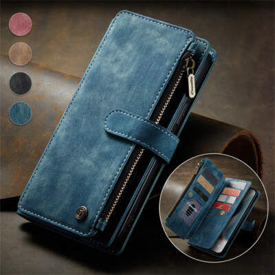 Zip Leder Wallet Cover für Samsung A56 A36 A16 A55 A35 Flip Card Wallet Case