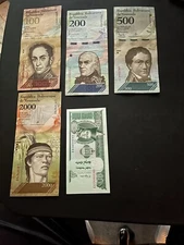 5 WORLD NOTES  - PAPER WORLD MONEY