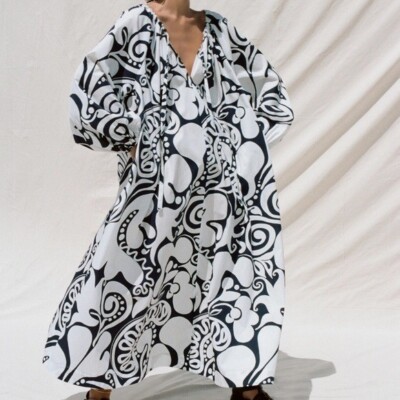 Mara Hoffman Dress Salma Maxi Sz M
