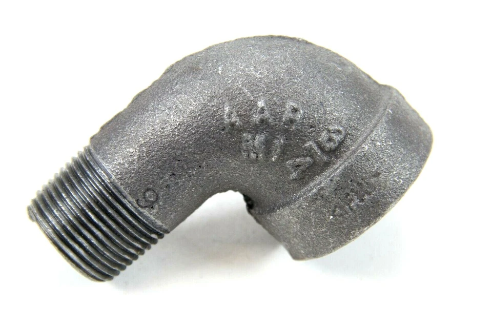 New Anvil 3/4" NPT Malleable Iron 90° Street Elbow Class 300 0310508007 2000 WOG - Image 2 of 3