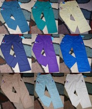 Frederick Drawstring Cargo 6 pocket Scrub Pant Elastic back Sz M - 3X Style 6110