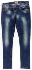 NWT - AKOO Men's 'HALLE' Nightshade DISTRESSED SKINNY JEANS - 34 