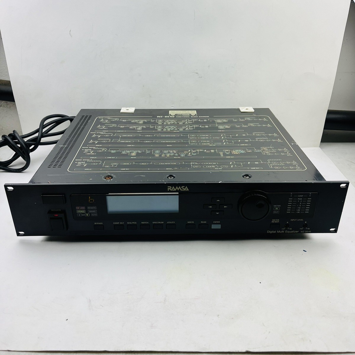 Powers On) Untested Ramsa Panasonic WZ-DE40 Digital Multi Powers On) Untested Ramsa Panasonic WZ-DE40 Digital Multi