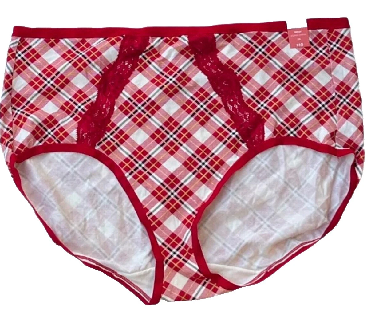 Bragas a Cuadros Mezcla de algodón para mujeres