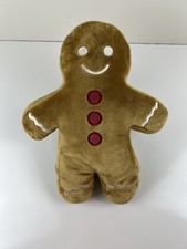 Target Bullseye's Playground Holiday Gingerbread Man Throw Pillow Stuffed Animal