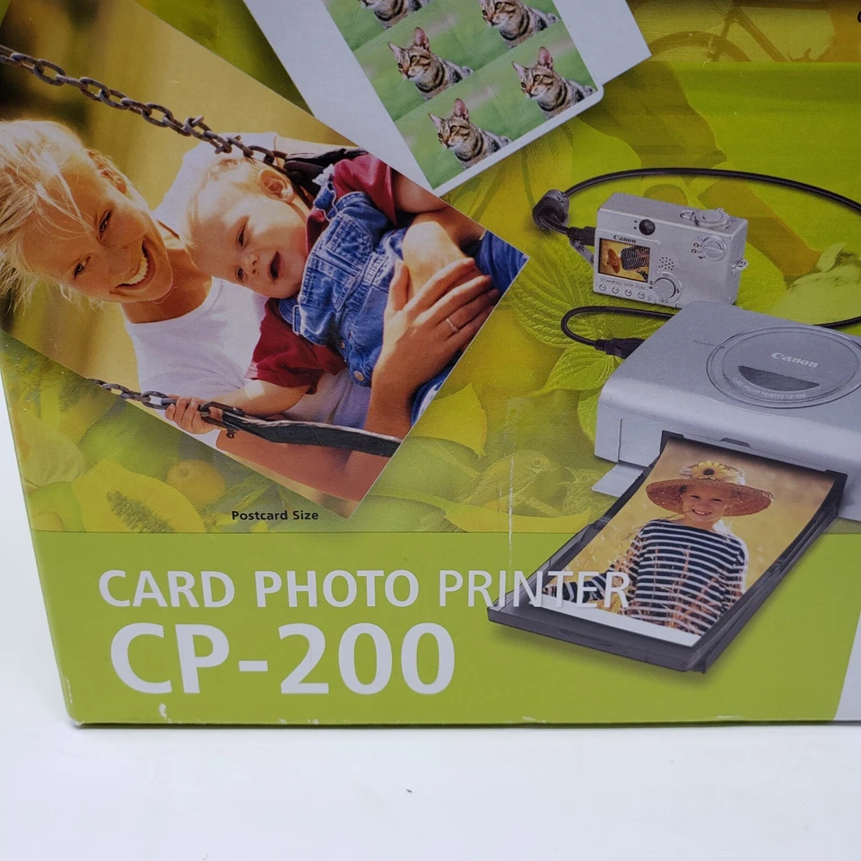 Canon Photo Printer CP-200 Digital Card Direct Print & Accessories In Box - Image 3 of 4