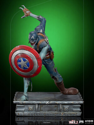 IRON STUDIOS Zombie Captain America - What If Art Scale 1/10