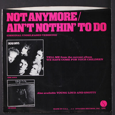 DEAD BOYS「TELL ME」7\
