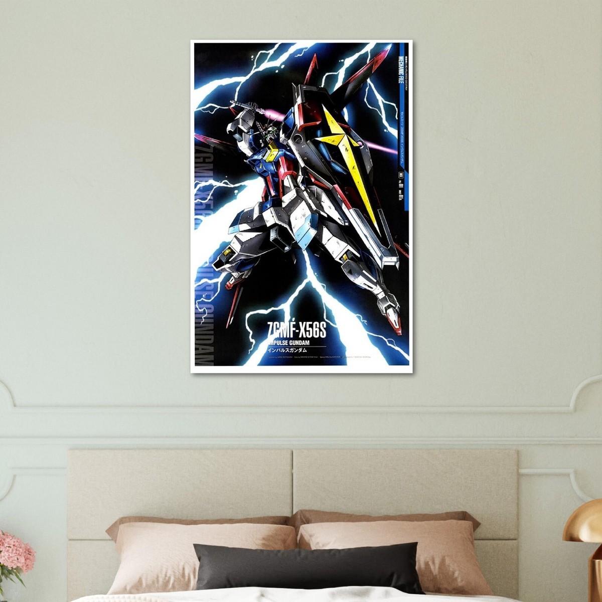Impulse Gundam - 7GMF - X56S - Gundam Mechanical Poster - Japanese
