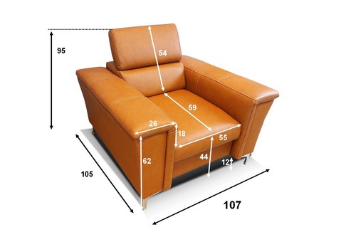 Echtleder Set Roma 3-2-1 2 x Sofa + Sessel Leder Sofagarnitur Polstermöbel - Bild 17 von 19