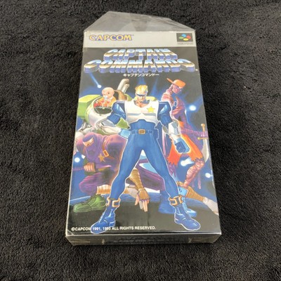 Super Famicom Captain Commando JAP Ausgezeichneter Zustand