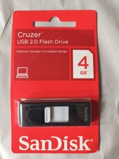 SanDisk Cruzer 4GB USB 2.0 Flash Drive SDCZ36 Retractable Jump Drive NEW