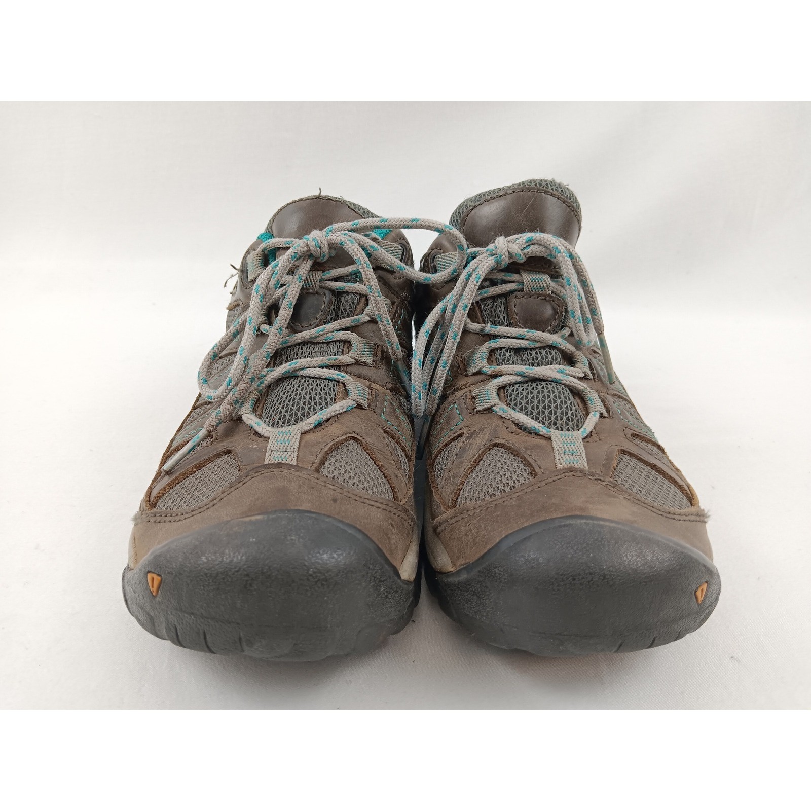 Scarpe da donna Keen Palisades impermeabili escursionismo trail passeggio marrone turchese 7