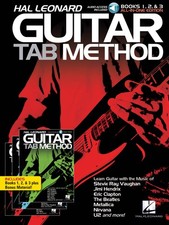 Hal Leonard Guitar Tab Method All-in-One Learn to Play Music Book 1 2 3  Audio