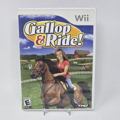 Gallop & Ride (Nintendo Wii) CIB COMPLETE & TESTED