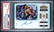 Bennedict Mathurin 2022 Contenders The Finals RC Ticket Auto #38/49 PSA 9 #118