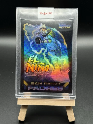 Topps Project 70 Card 603 Fernando Tatis Jr by Jeff Staple RAINBOW FOIL 8/70!!