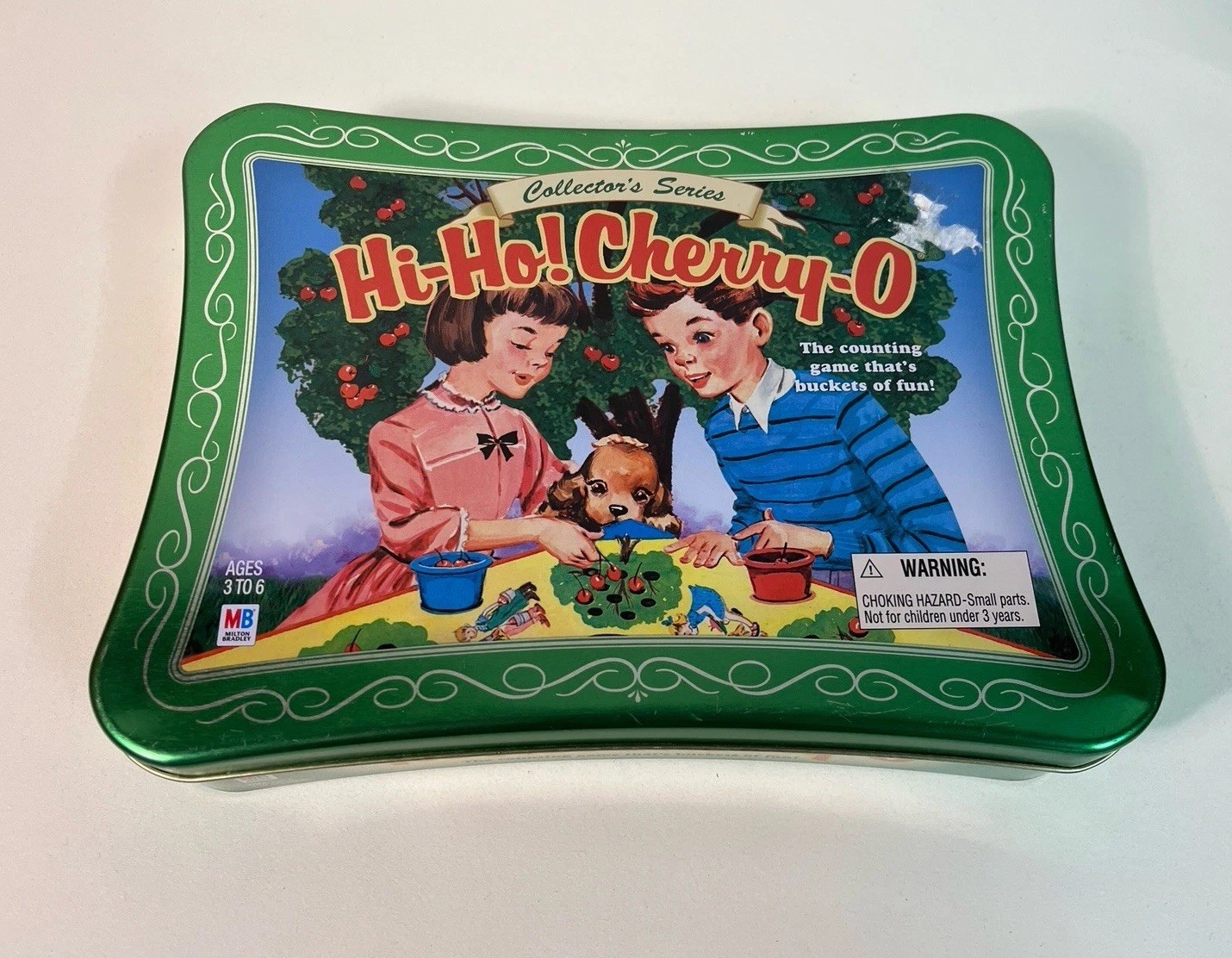 Hi-Ho Cherry-O Counting Game Collector’s Series Tin Complete