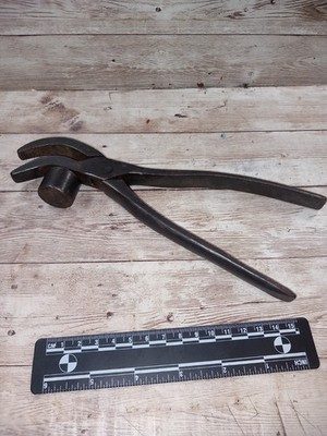 VINTAGE SCHUSTER LEDERARBEIT DAUERZANGE MARKIERT IVI-M
