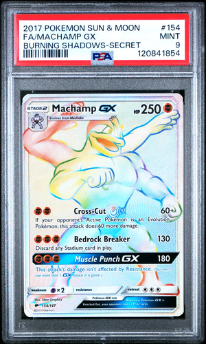 Machamp-GX graded PSA 9 for sale on eBay