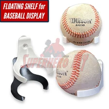 Baseball Holder Wall Mount | Floating Shelf for Baseball Display