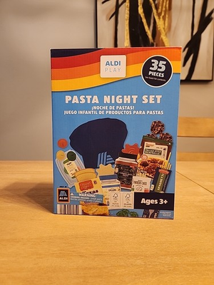 #ad Aldi Play Pasta Night Set 35 Pieces Ages 3 Aos Viral $25.00