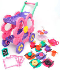 Flower Tea Cart Play Set, 45 Pieces, Toddler Toys