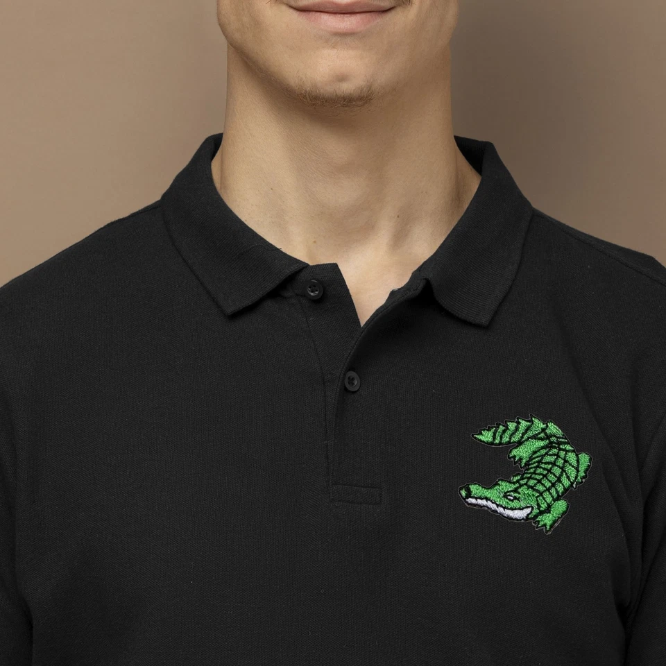 Alligator Crocodile Embroidery Patch – Iron On/Sew On – Pack of 2 (2" x 2") - Image 4 of 4