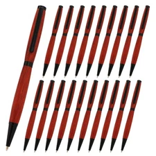 Slimline Pen Kit, Black Chrome Finish, 20 Pack, Legacy Woodturning