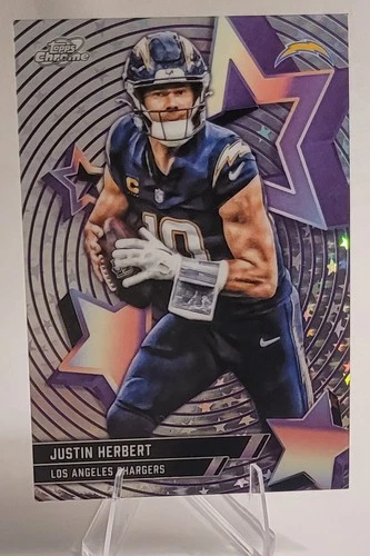 2025 Topps Cosmic Chrome Justin Herbert Base (RAW)
