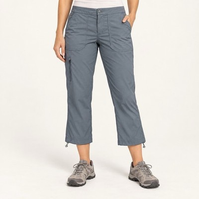 Columbia Women s 6 Climber Canyon II Gray Hiking Capri Pants Gorpcore Cabin