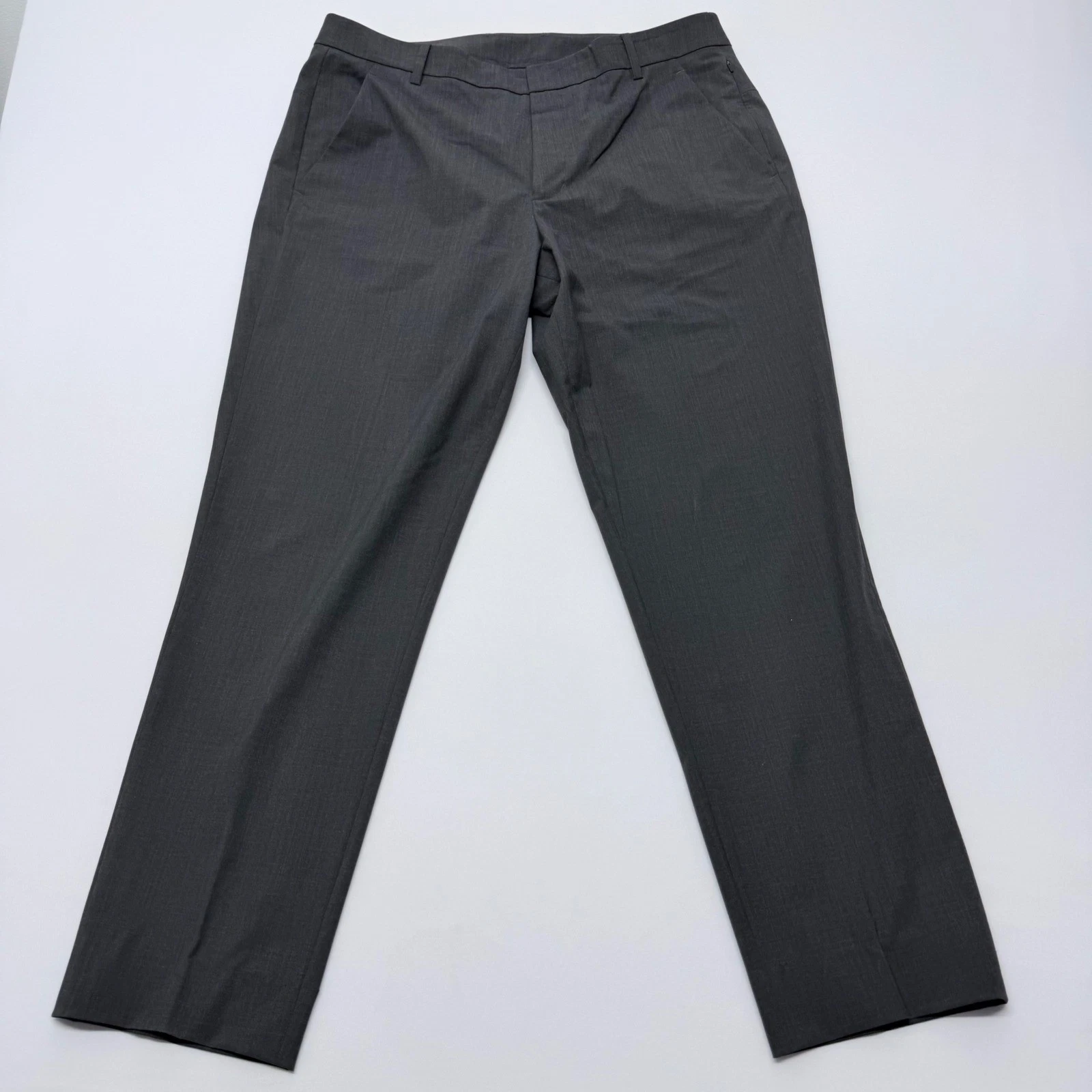 Pant Classic Charcoal Grey ABC Chino Trousers Mens 35x28