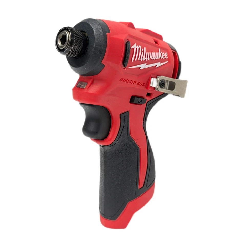 Milwaukee 3450-20 M12 12 Volt 1/4" Hex Subcompact Brushless Hex Impact Driver - Image 2 of 4