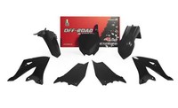 Racetech Plastic Kit - Black FüR Yamaha YZ 125 (CE16) 2022-23