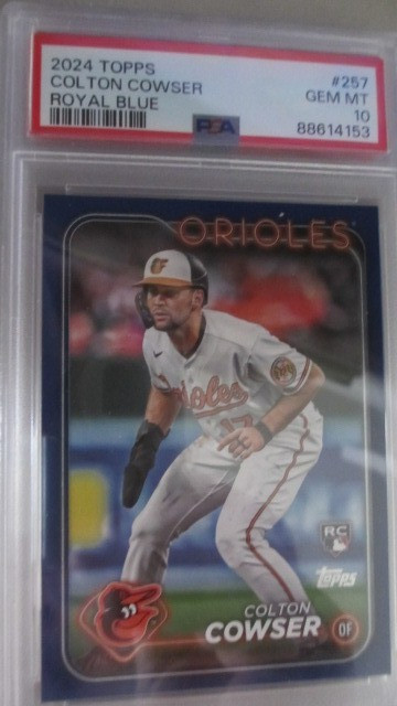 2024 Topps Series 1 - Colton Cowser #257 Royal Blue (RC)
